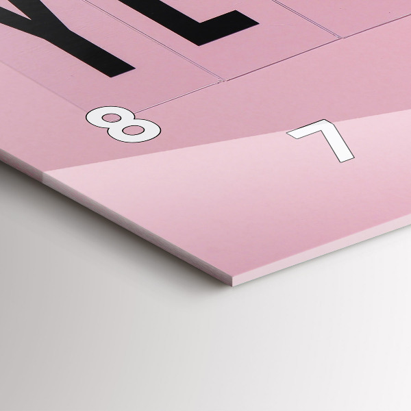 Zegar szklany poziomy Yes You Can