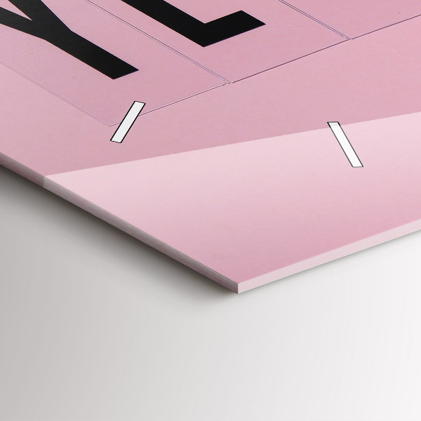 Zegar szklany poziomy Yes You Can