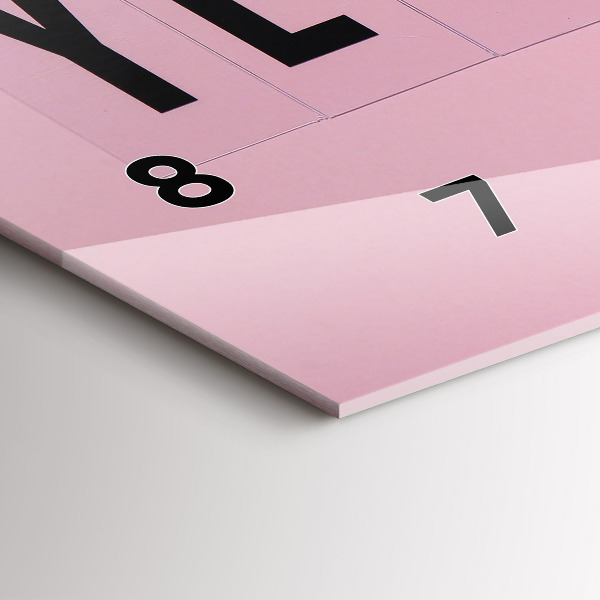 Zegar szklany poziomy Yes You Can