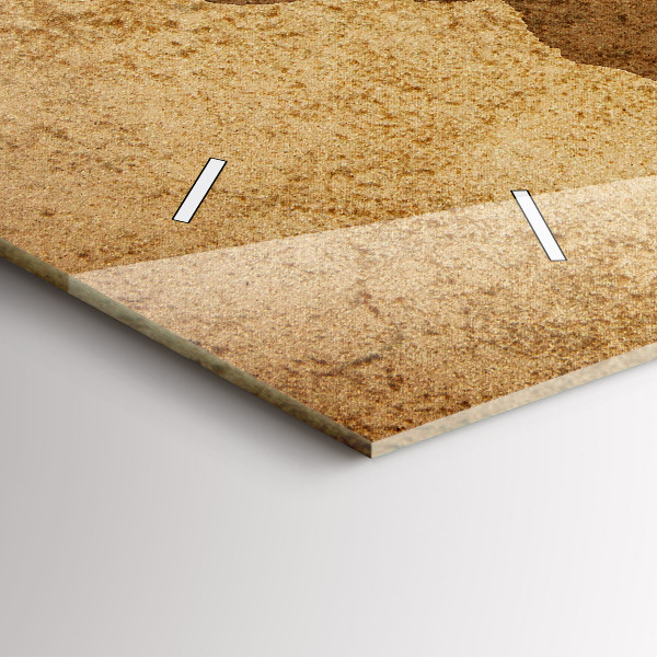 Zegar ścienny poziomy Mapa świata vintage