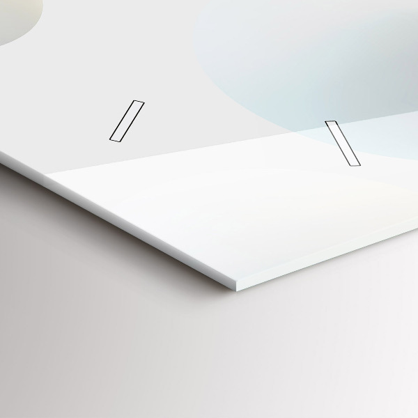 Zegar szklany poziomy Piłki abstrakcja