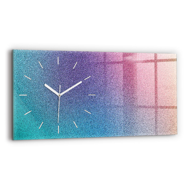 Zegar szklany poziomy Wzór gradient