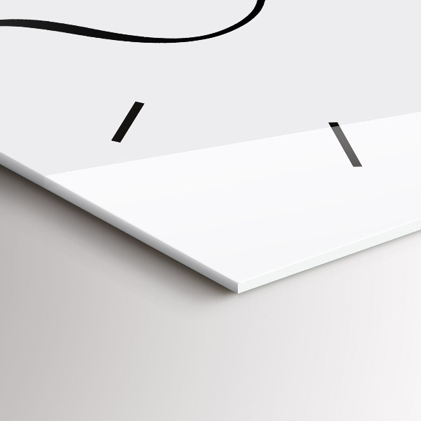 Zegar szklany poziomy Napis przygoda