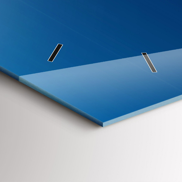 Zegar szklany poziomy Ozdobna abstrakcja