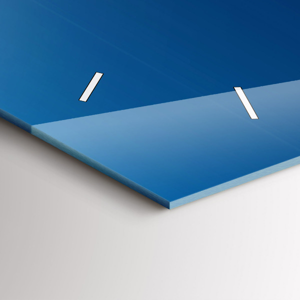 Zegar szklany poziomy Ozdobna abstrakcja