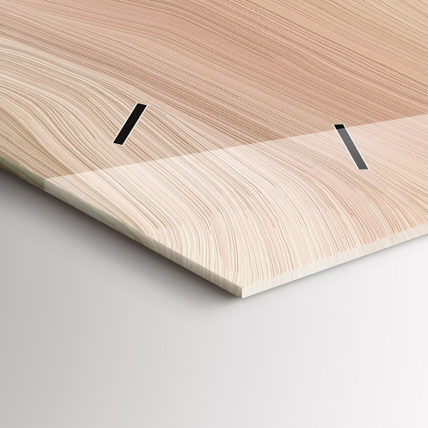 Zegar szklany poziomy Abstrakcja fal