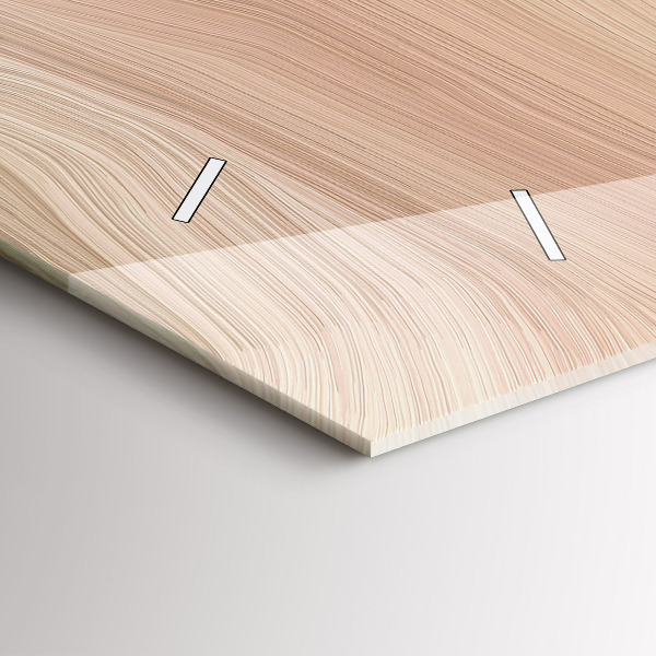 Zegar szklany poziomy Abstrakcja fal