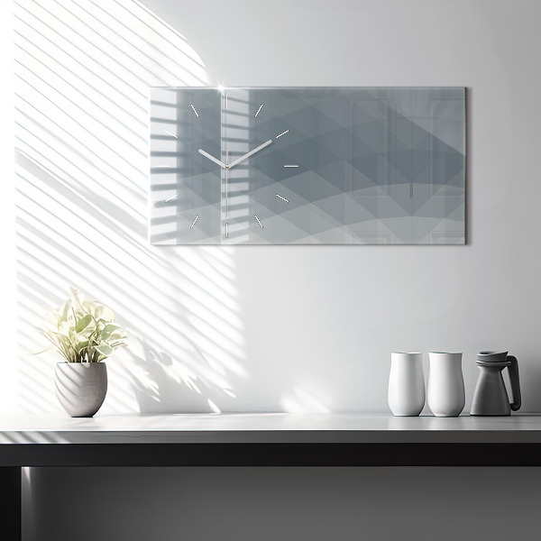 Zegar szklany poziomy Abstrakcja fali