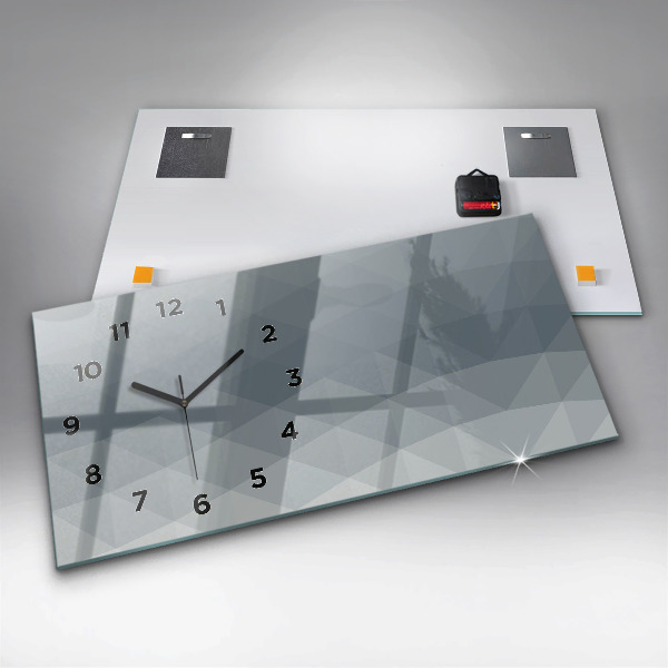 Zegar szklany poziomy Abstrakcja fali