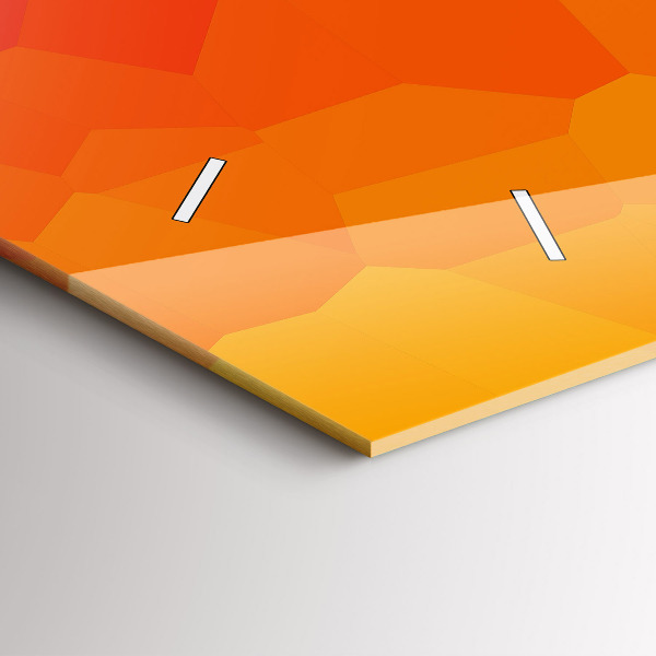 Zegar szklany poziomy Wschód słońca