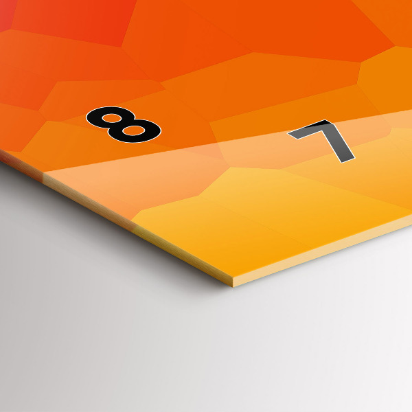 Zegar szklany poziomy Wschód słońca