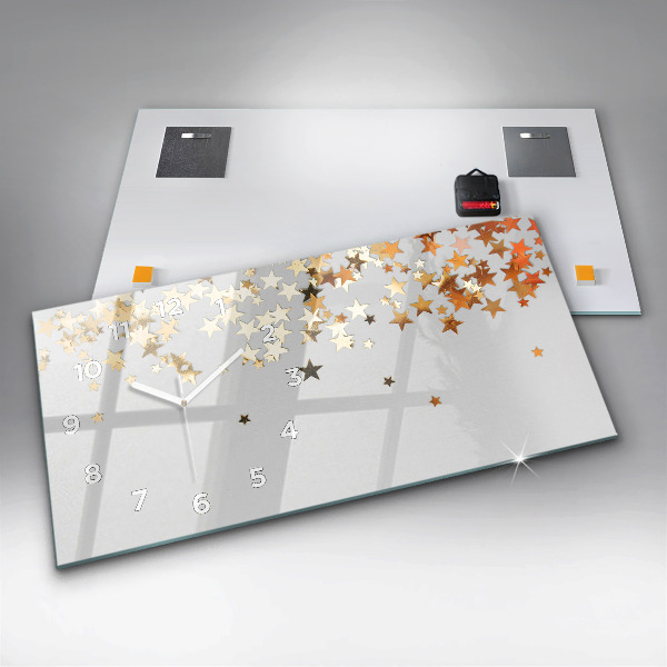 Zegar szklany poziomy Gwiazdy