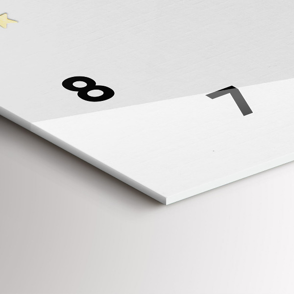 Zegar szklany poziomy Gwiazdy