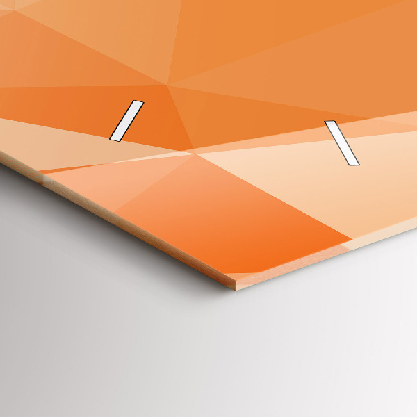 Zegar szklany poziomy Abstrakcja trójkąty