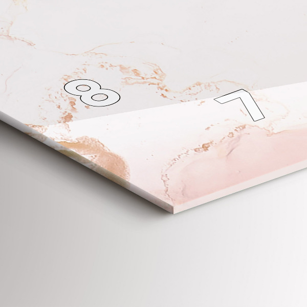 Zegar szklany poziomy Abstrakcyjny obraz