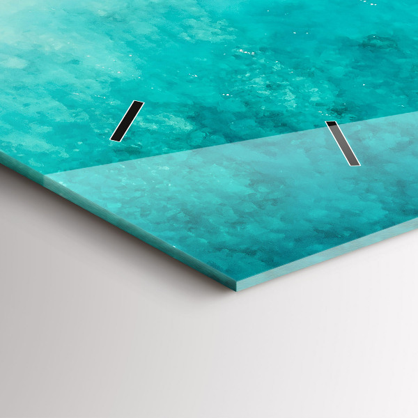 Zegar szklany poziomy Plaża morze piasek