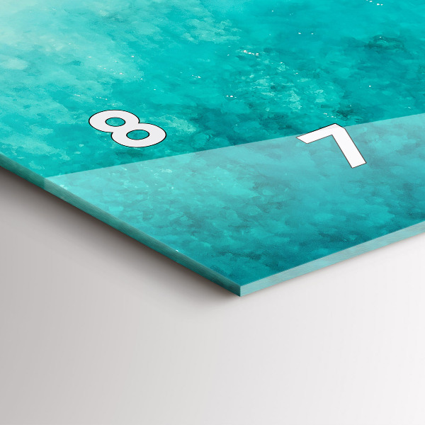 Zegar szklany poziomy Plaża morze piasek