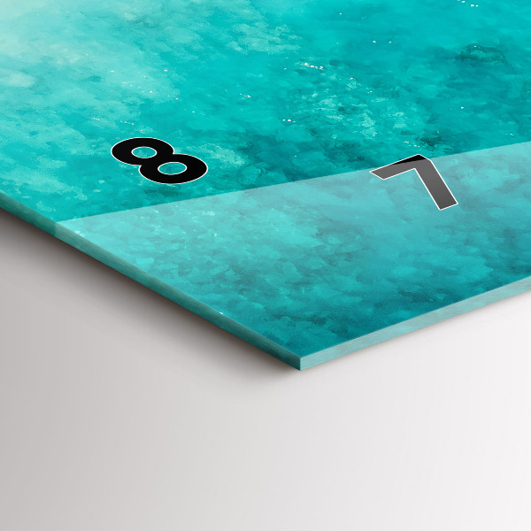 Zegar szklany poziomy Plaża morze piasek