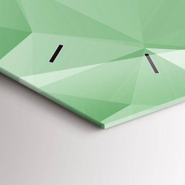 Zegar szklany poziomy Trójkąty abstrakcja