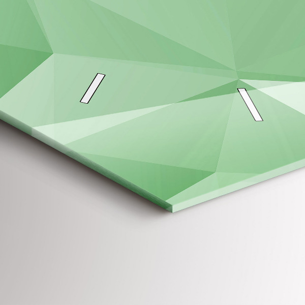 Zegar szklany poziomy Trójkąty abstrakcja