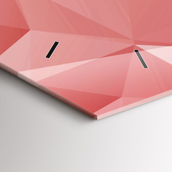 Zegar szklany poziomy Trójkąty abstrakcja