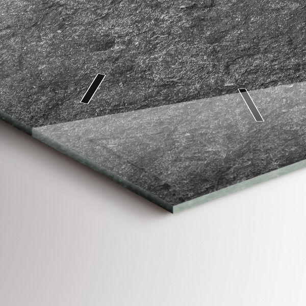 Zegar szklany poziomy Skała wulkaniczna