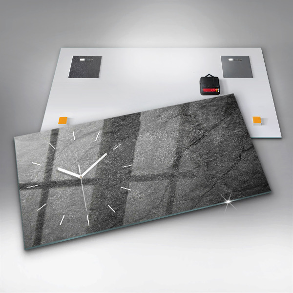 Zegar szklany poziomy Skała wulkaniczna