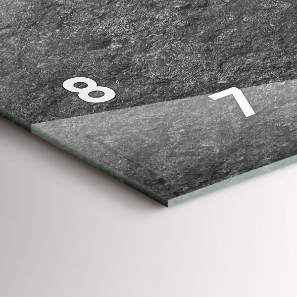 Zegar szklany poziomy Skała wulkaniczna