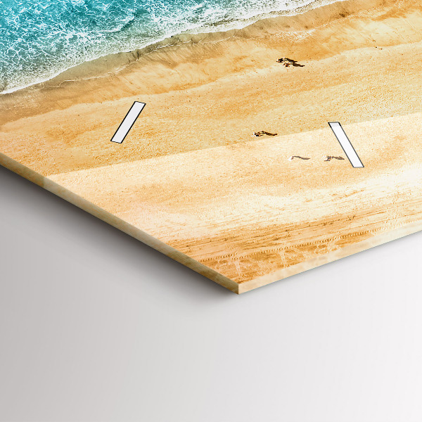 Zegar szklany poziomy Morze plaża ludzie