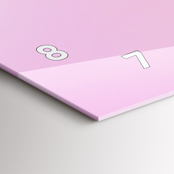 Zegar szklany poziomy Serce z kwiatów