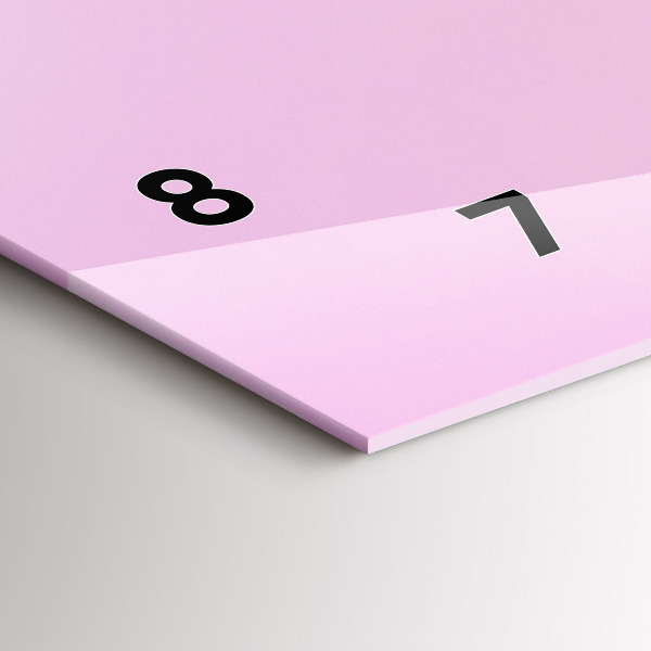 Zegar szklany poziomy Serce z kwiatów