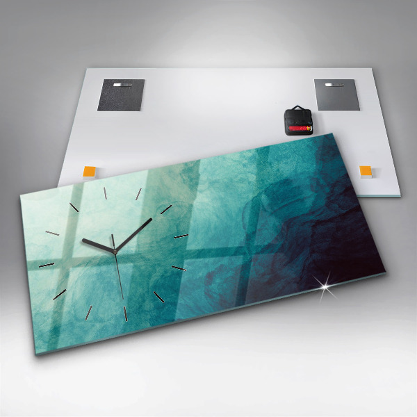 Zegar szklany poziomy Abstrakcja głębia