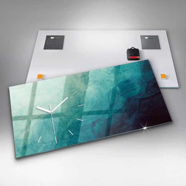 Zegar szklany poziomy Abstrakcja głębia