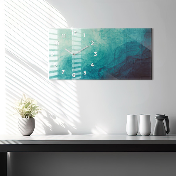 Zegar szklany poziomy Abstrakcja głębia