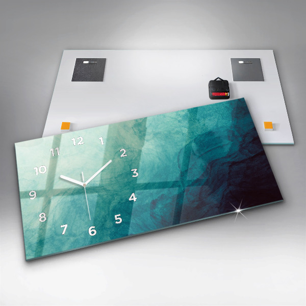 Zegar szklany poziomy Abstrakcja głębia