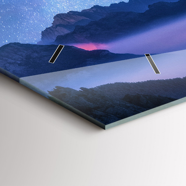 Zegar szklany poziomy Droga Mleczna