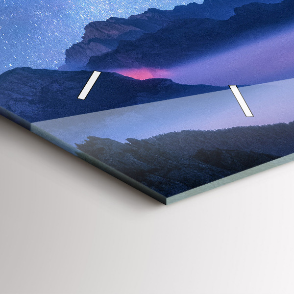 Zegar szklany poziomy Droga Mleczna