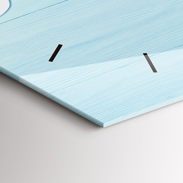 Zegar szklany poziomy Tablica dla dzieci