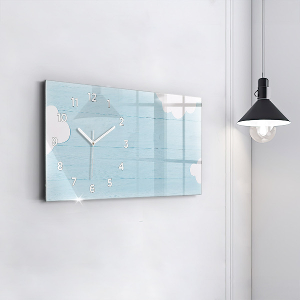 Zegar szklany poziomy Tablica dla dzieci