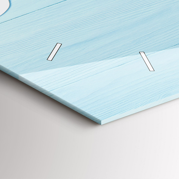 Zegar szklany poziomy Tablica dla dzieci