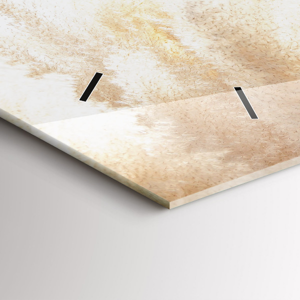 Zegar szklany poziomy Zboże abstrakcja