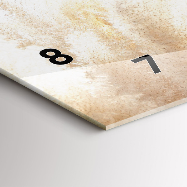 Zegar szklany poziomy Zboże abstrakcja