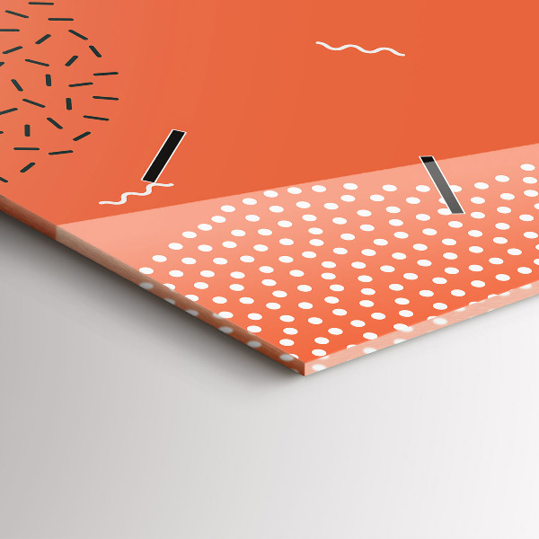 Zegar szklany poziomy Abstrakcja POP