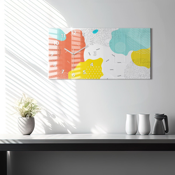 Zegar szklany poziomy Abstrakcja POP