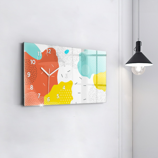 Zegar szklany poziomy Abstrakcja POP