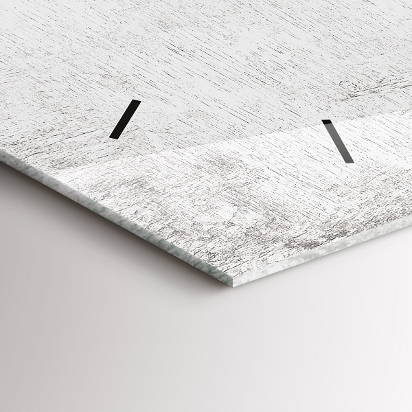 Zegar szklany poziomy Rośliny dekoracyjne