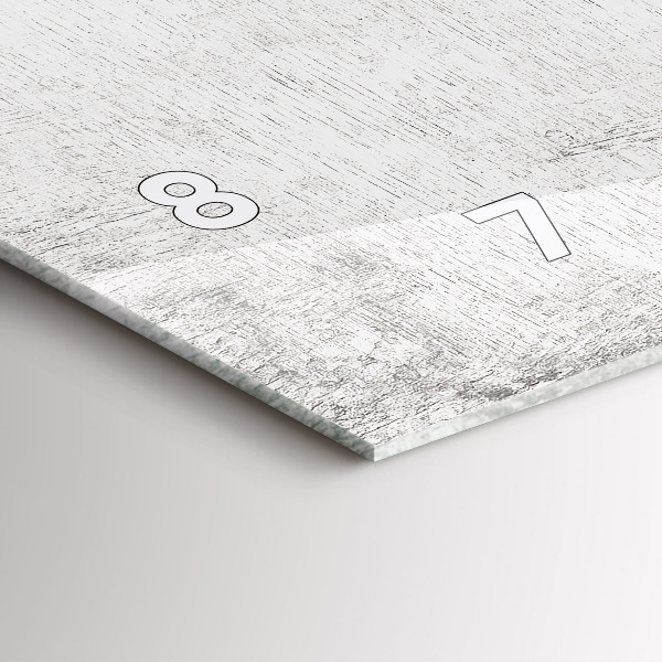 Zegar szklany poziomy Rośliny dekoracyjne