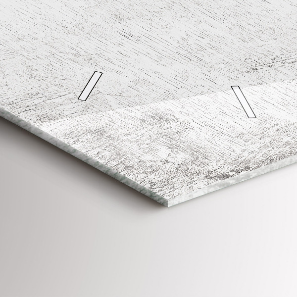 Zegar szklany poziomy Rośliny dekoracyjne