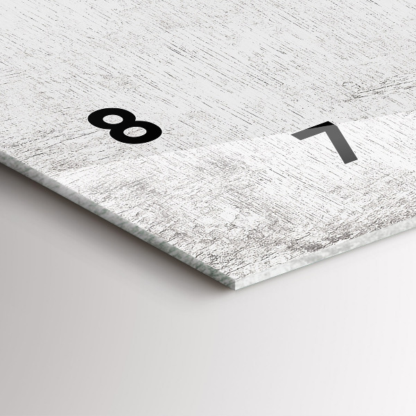 Zegar szklany poziomy Rośliny dekoracyjne