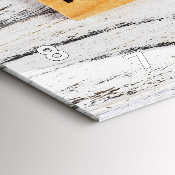 Zegar ścienny poziomy Rodzina